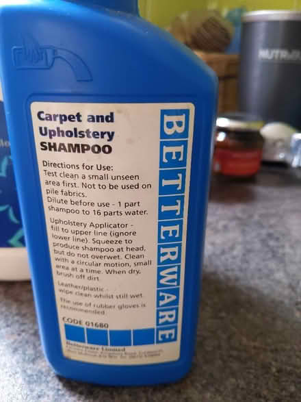 Photo of free Carpet cleaner fluid and spray starch (Mickleover DE3) #4