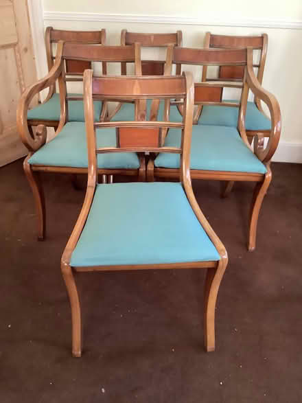 Photo of free Six Solid Wooden Dining Chairs (Surbiton KT6) #1