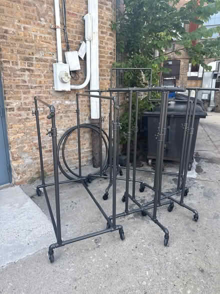 Photo of free Retail rolling racks (Downtown Wilmette) #1