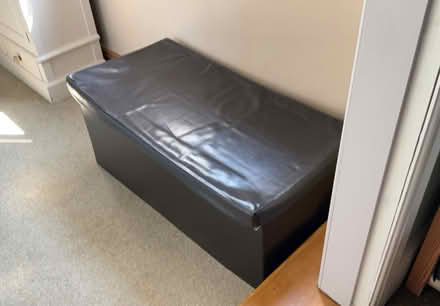 Photo of free Faux leather blanket box (Shocklach SY14) #2