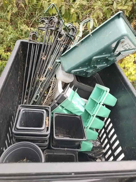 Photo of free Plastic plant pots and seed trays various sizes and col (Leatherhead KT22) #2
