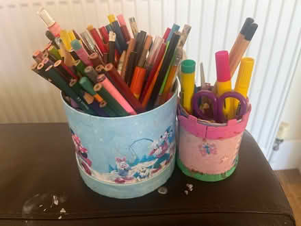 Photo of free 2 pots of colouring pencils/marker pens (Emscote Mill CV34) #1