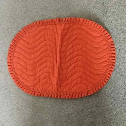 Photo of free Set of six red quilted table place mats (Elmstead BR7) #1