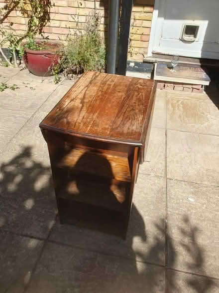 Photo of free Foldaway table with shelves (Twyford RG10) #2