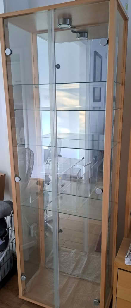 Photo of free Tall two doors glass display (Park Hill CR0) #1