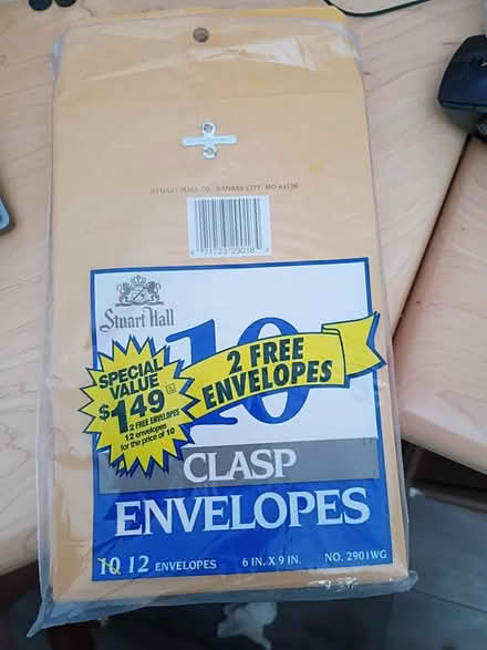 Photo of free Clasp Envelopes (Vacaville) #1
