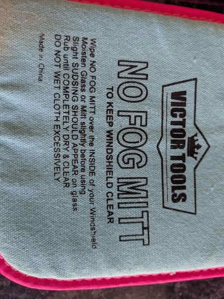Photo of free Antifog windscreen cleaning mitts (Bath BA1) #2