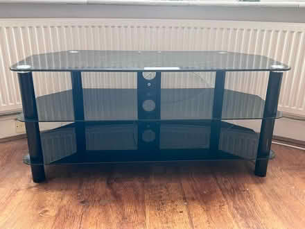 Photo of free Black Glass TV Unit (MK42 Elstow) #1