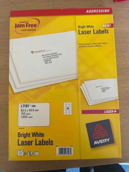 Photo of free Labels (Lower Island CT5) #2