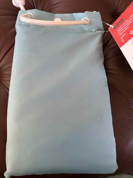 Photo of free Turquoise shower curtain -new (BH21 7ha) #1