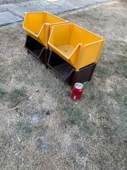 Photo of free 4 Stacking shed storage box’s (Burgess hill RH15) #2