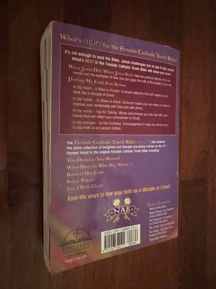 Photo of free Fireside Catholic Youth Bible (Near Davis Square, Somerville) #2