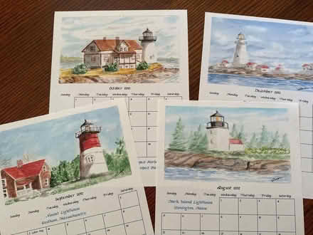 Photo of free Lighthouse calendar pages (Hollis Street, Groton) #1