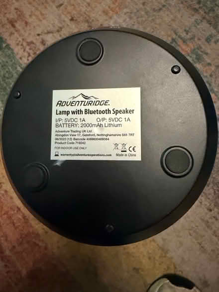 Photo of free Bluetooth speaker and lamp (Walsall Wood WS8) #3