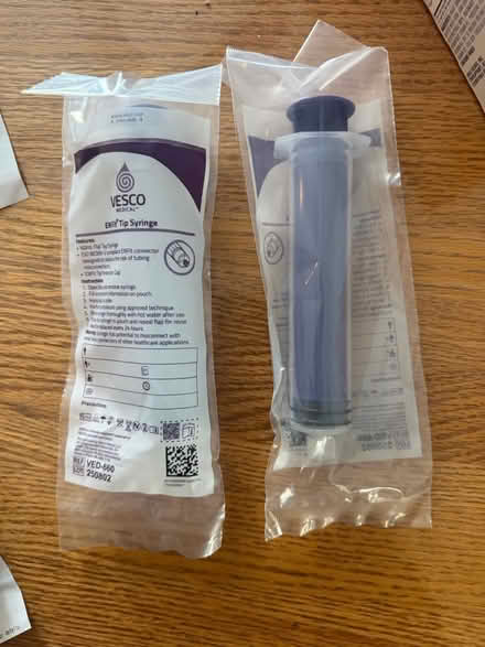 Photo of free ENfit tip syringe (Bensenville) #1
