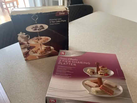 Photo of free 2 x tiered cake stands (Caldy) #1