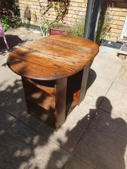 Photo of free Foldaway table with shelves (Twyford RG10) #1