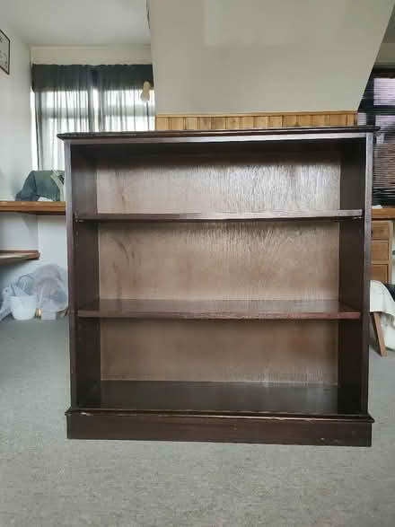 Photo of free dark brown strong book shelves (Leatherhead KT22) #1