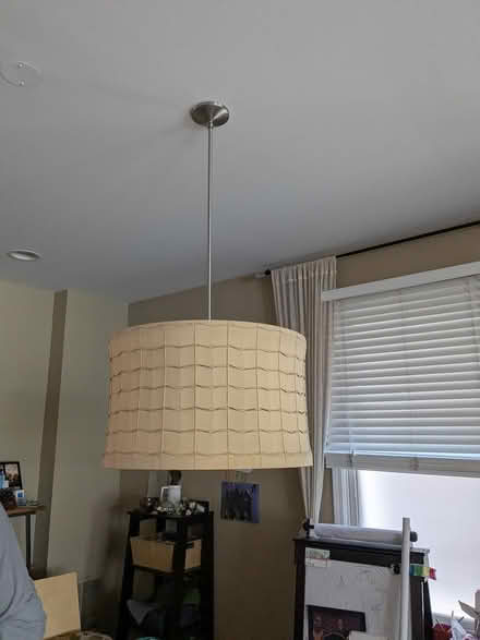 Photo of free Ceiling mount light w/ fabric shade (Oak Park (Ridgeland & Lake)) #1