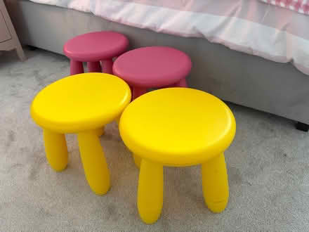 Photo of free IKEA kids stools x4 (North Gyle EH12) #1