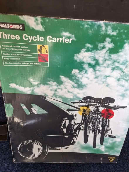 Photo of free Three cycle carrier (Garston WD25) #2