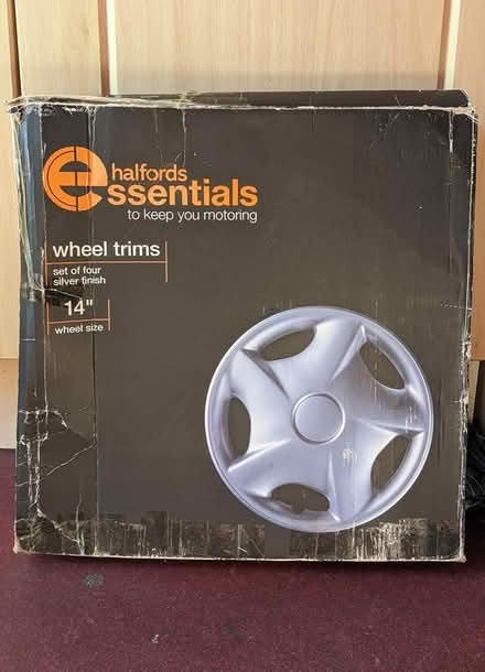 Photo of free Halfords Essentials 14" Wheel Trims (PL4 Greenbank.) #1