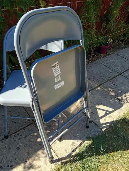 Photo of free Two Fold Up Chairs (Grove OX12) #2