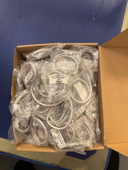 Photo of free Box CAT5 cables (Barbican EC1A) #1