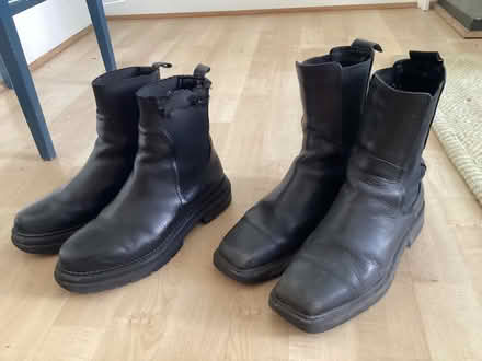 Photo of free Two pair of leather boots (Sw11 St John’s Hill) #1