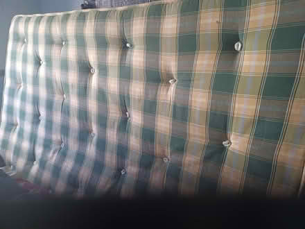 Photo of free 4 ft bed mattress and brass headboard (Warton LA5) #3