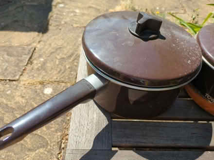 Photo of free Two brown Tower saucepans with lids. (Hendon, The Hyde NW9) #2