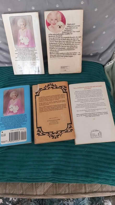 Photo of free (pack 3) x5 Barbara Cartland books (dorset BH12) #2