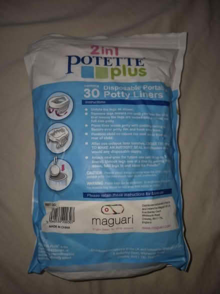 Photo of free Potette potty liners (East Croydon CR0 6) #2