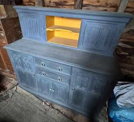 Photo of free Early twentieth century hand-painted upcycled sideboard (Harlington LU5) #1