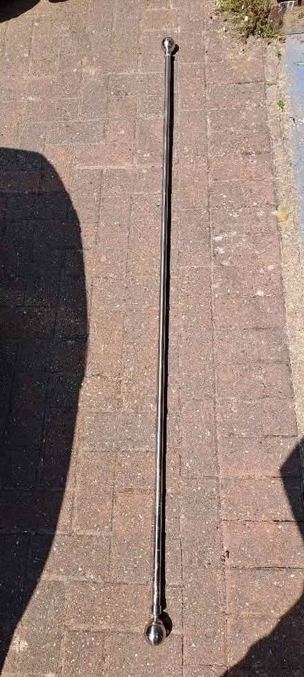 Photo of free Chrome Curtain Rail - extendable (Hale GU9) #2