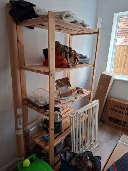 Photo of free Pine Shelving Unit (Cronkinson Farm CW5) #1