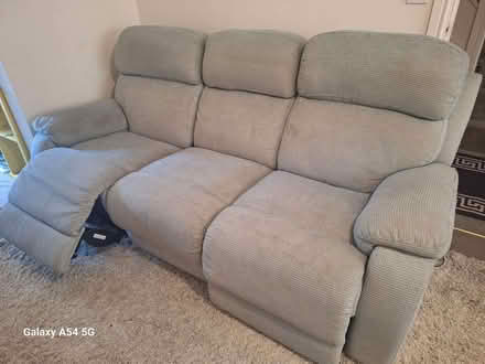 Photo of free 3 Seater Electric Recliner Sofa + 2 Seater Sofa (Great Baddow CM2) #1