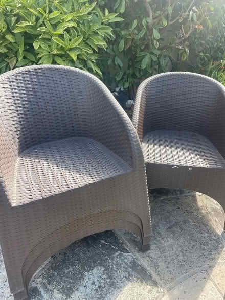 Photo of free 4 garden chairs in good condition (Dublin 4) #2