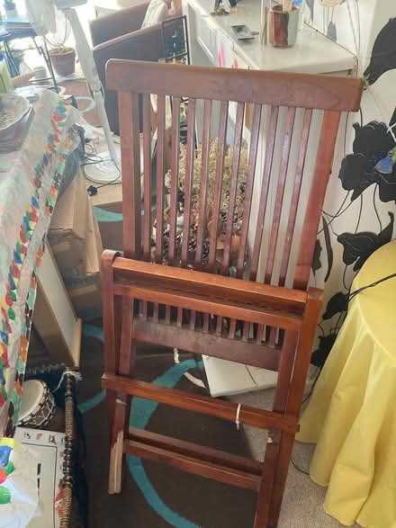 Photo of free Folding wooden chair (Willingdon BN22) #3