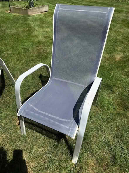 Photo of free Patio Set - 48" table plus 5 chairs (Chelmsford, MA) #3