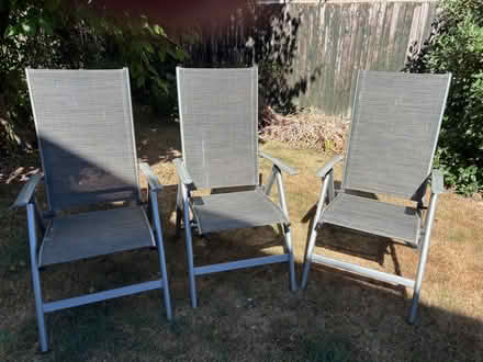 Photo of free Garden chairs, high-backed recliners (Trowbridge BA14) #1