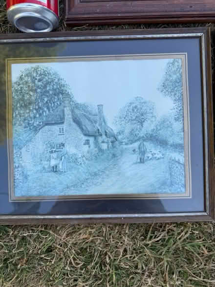 Photo of free 3 old pictures in frames (Burgess hill RH15) #2