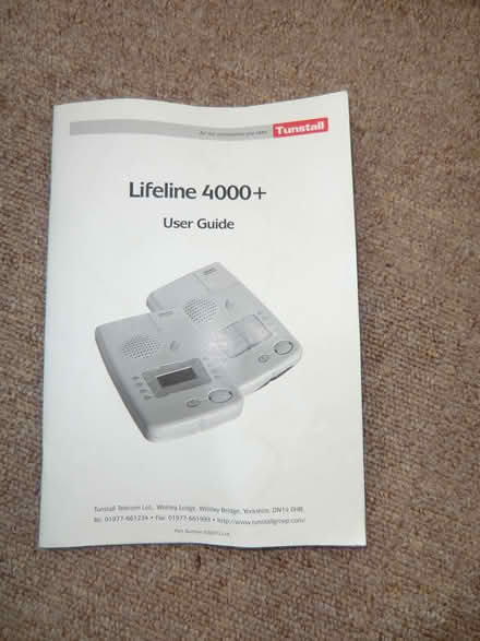 Photo of free Tunstall Lifeline 4000+ (Mannofield AB10) #2