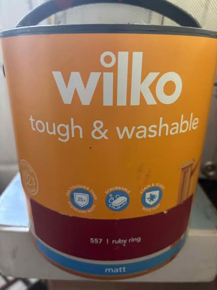Photo of free Ruby red paint from Wickes. 2.5l (Gillingham ME7) #1