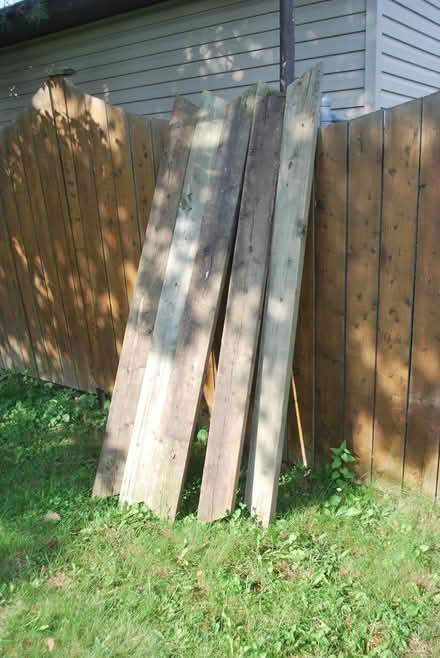Photo of free Treated wood for garden boxes (gatineau ave & de bourgogne st) #1