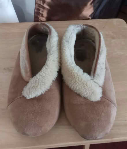 Photo of free ladies sheepskin slippers, size 10 (Britannia) #1
