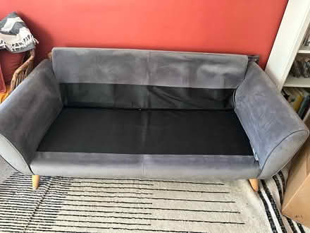 Photo of free 3 seater Grey sofa (Ninelms SW8) #3