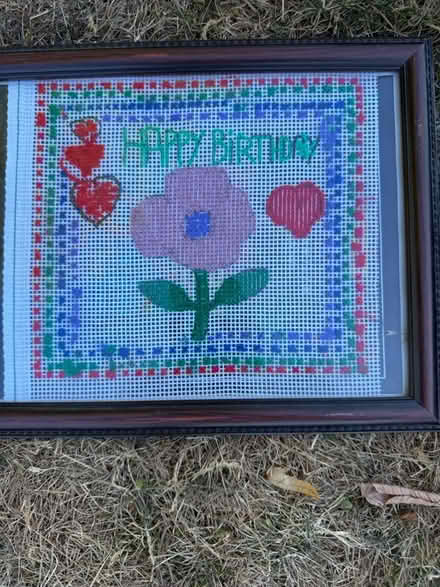 Photo of free Handmade cross stitch card (Burgess hill RH15) #1