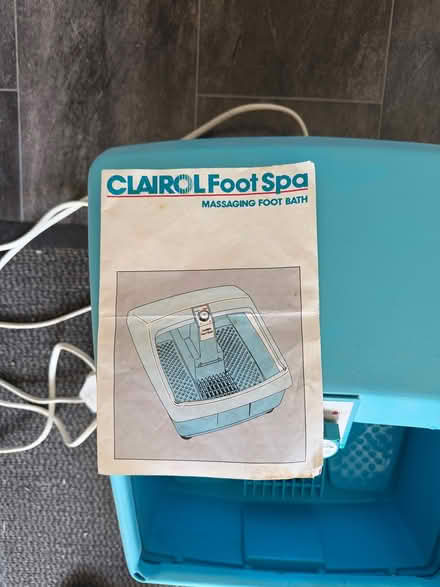 Photo of free Clairol foot bath (Shirley, Croydon CR0) #3