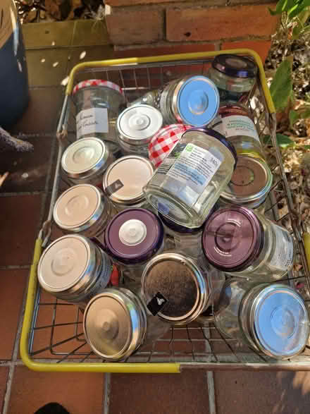 Photo of free About 30 clean jam jars, mostly 340g size (New Marston OX3) #1